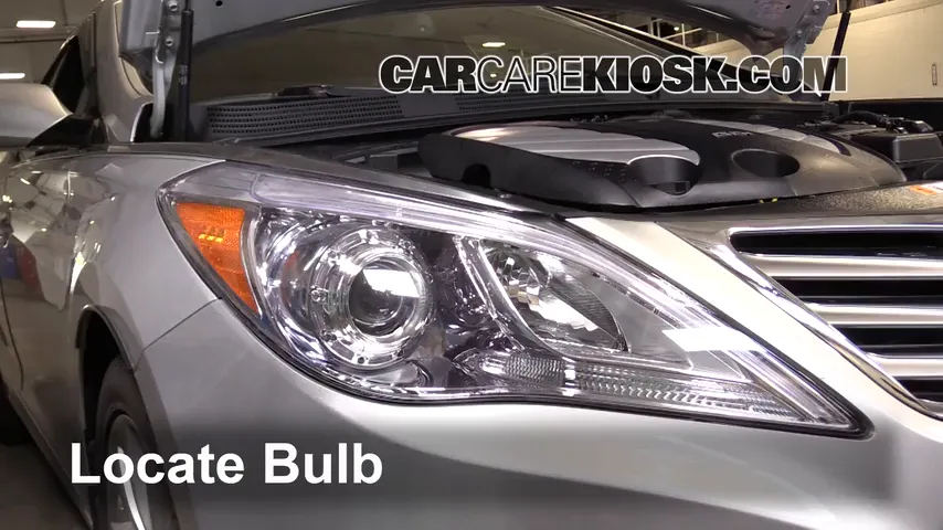 2014 Hyundai Azera Limited 3.3L V6 Lights Parking Light (replace bulb)